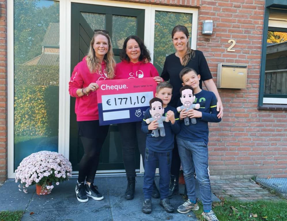 Donatie Jeroen voor Stichting TuTu