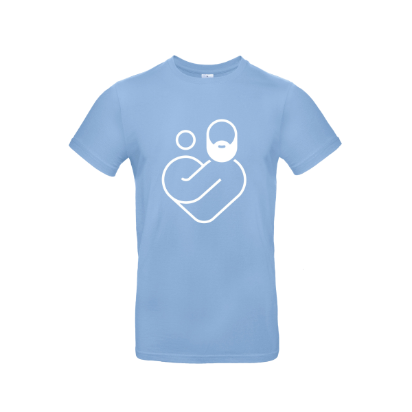 Shirt lichtblauw