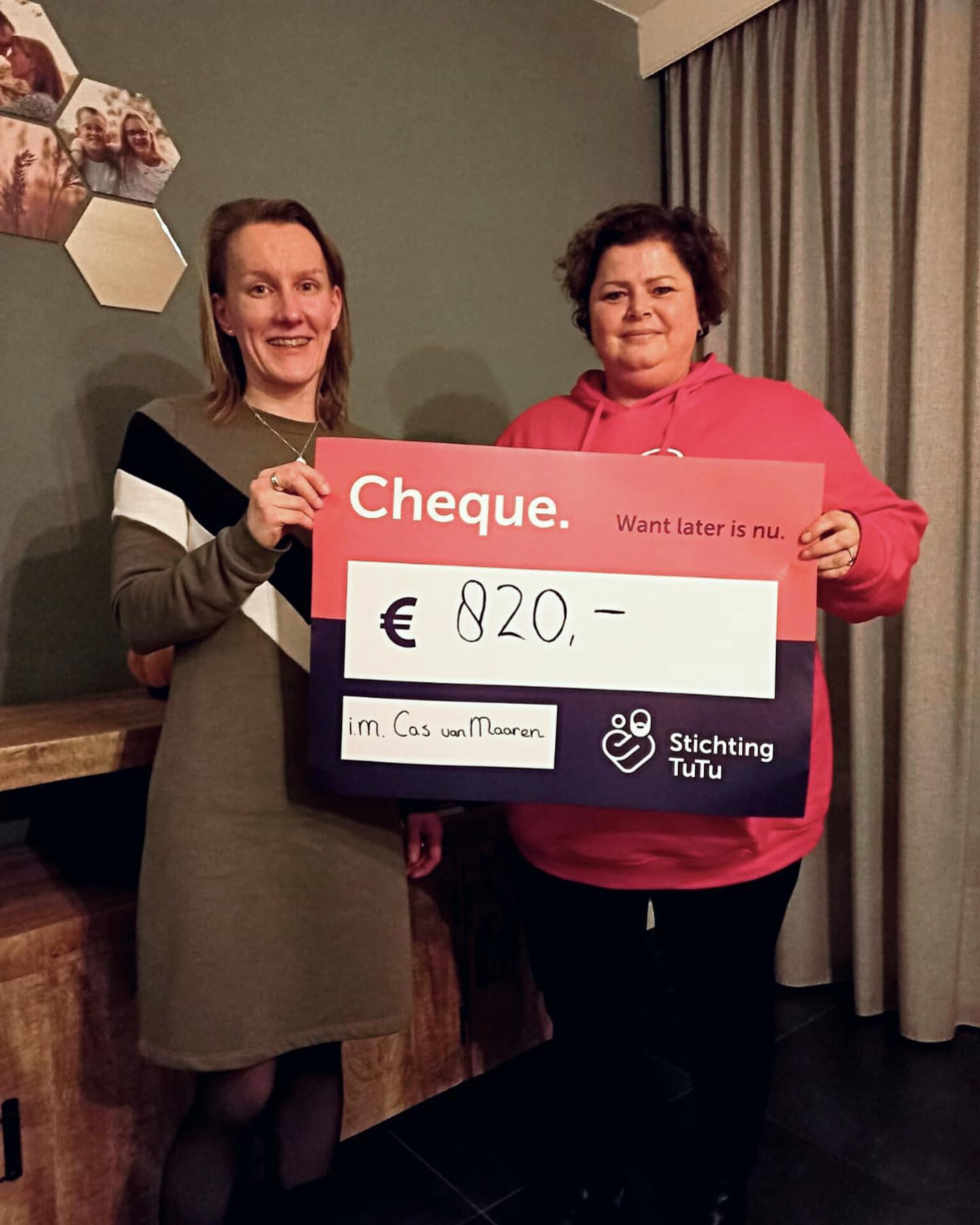 Donatie TuTu Cas van Maaren